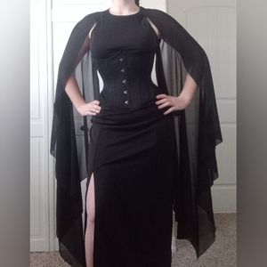 Beautiful Black Alter Ego Underbust Corset